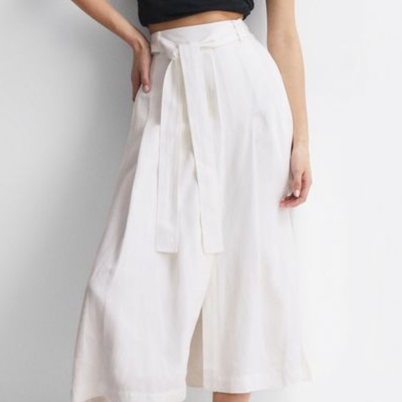 NWT Reiss White Midi Skirt size 0 - Picture 5 of 9